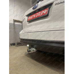 S106C GALIA Полностью оцинкованный фаркоп на Subaru Forester 2013-2018. Тип шара: C (горизонтальный съемный). Невидимый вырез бампера. Нагрузки: 2200/90 кг, масса