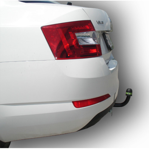 S108-A Лидер-плюс ТСУ для Skoda Octavia III лифтбек (5E3) 2013-2020. Требуется подрезка бампера. Нагрузки: 1300/75 кг, масса фаркопа 14,26 кг (без электрики в комплекте)