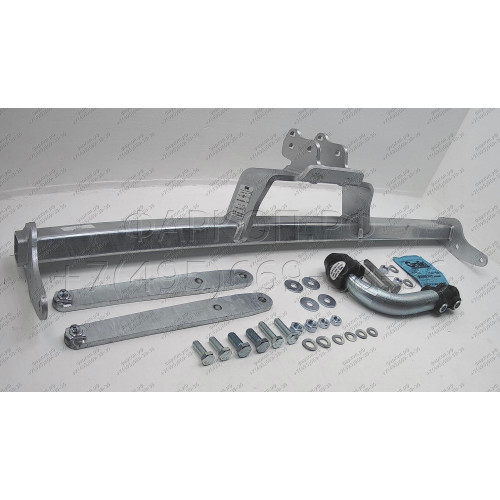S112A GALIA Полностью оцинкованный фаркоп на Suzuki Vitara 2015-2018, 2018-, Suzuki SX4 S-Cross 2013-2021, 2021- 2WD/4WD. Тип шара: A, установленный крюк закрывает противотуманный фонарь. Невидимый вырез бампера. Нагрузки: 1600/75 кг, масса фаркопа 14,82 