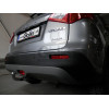S112A GALIA Полностью оцинкованный фаркоп на Suzuki Vitara 2015-2018, 2018-, Suzuki SX4 S-Cross 2013-2021, 2021- 2WD/4WD. Тип шара: A, установленный крюк закрывает противотуманный фонарь. Невидимый вырез бампера. Нагрузки: 1600/75 кг, масса фаркопа 14,82 