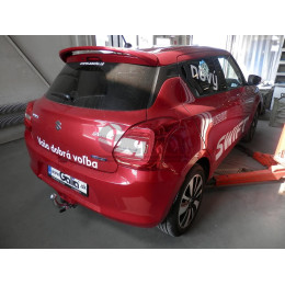 S121C GALIA Полностью оцинкованный фаркоп на Suzuki Swift хетчбек 3/5 дверей (не для 4WD) 2017-2024, 2024-. Тип шара: C (горизонтальный съемный). Невидимый вырез ба