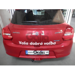 S121C GALIA Полностью оцинкованный фаркоп на Suzuki Swift хетчбек 3/5 дверей (не для 4WD) 2017-2024, 2024-. Тип шара: C (горизонтальный съемный). Невидимый вырез ба