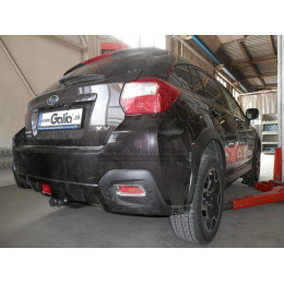 S127C GALIA Полностью оцинкованный фаркоп на Subaru XV 2011-2017. Подрозетник убирается за бампер. Тип шара: C (горизонтальный съемный). Невидимый вырез б