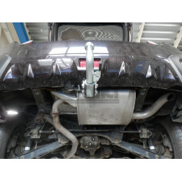S127C GALIA Полностью оцинкованный фаркоп на Subaru XV 2011-2017. Подрозетник убирается за бампер. Тип шара: C (горизонтальный съемный). Невидимый вырез б