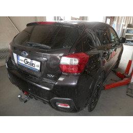S127C GALIA Полностью оцинкованный фаркоп на Subaru XV 2011-2017. Подрозетник убирается за бампер. Тип шара: C (горизонтальный съемный). Невидимый вырез б