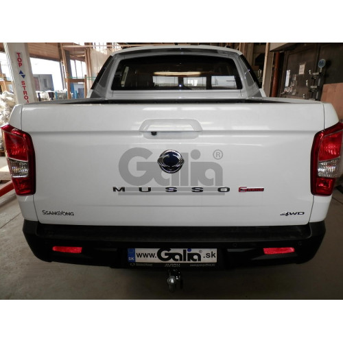 S134C GALIA Полностью оцинкованный фаркоп на KGM Musso Grand 2023-, KGM Rexton Sports Khan 2023-, SsangYong Musso Grand 2019-2023, SsangYong Rexton Sports Khan 2019-2023. Тип шара: C (горизонтальный съемный). Установка без снятия и выреза бампера. Нагрузк