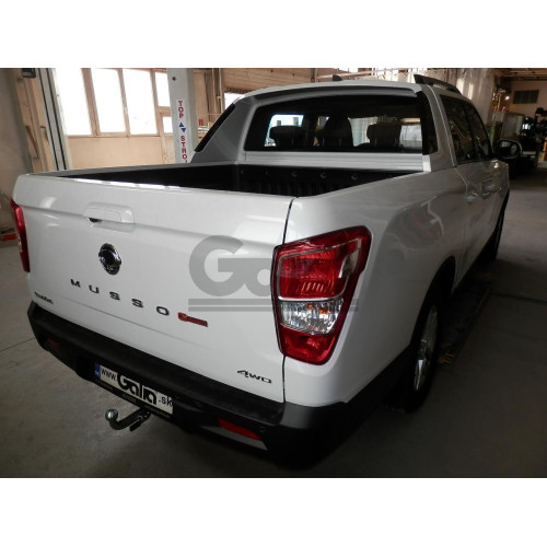S134C GALIA Полностью оцинкованный фаркоп на KGM Musso Grand 2023-, KGM Rexton Sports Khan 2023-, SsangYong Musso Grand 2019-2023, SsangYong Rexton Sports Khan 2019-2023. Тип шара: C (горизонтальный съемный). Установка без снятия и выреза бампера. Нагрузк