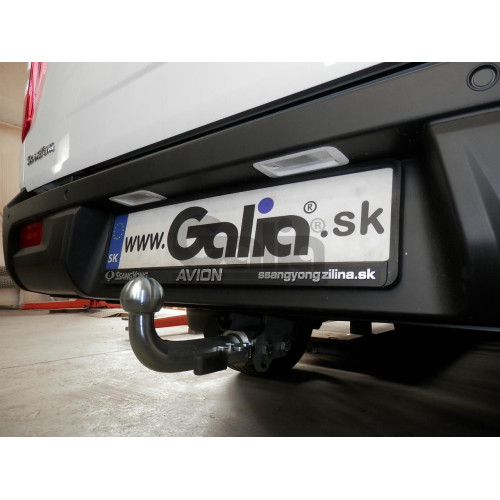 S134C GALIA Полностью оцинкованный фаркоп на KGM Musso Grand 2023-, KGM Rexton Sports Khan 2023-, SsangYong Musso Grand 2019-2023, SsangYong Rexton Sports Khan 2019-2023. Тип шара: C (горизонтальный съемный). Установка без снятия и выреза бампера. Нагрузк
