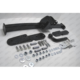 S203-A Лидер-плюс ТСУ для Tagaz Tager 2008-2011, SsangYong Korando 1997-2003 без выреза бампера. Нагрузки: 1500/75 кг, масса фаркопа 15,66 кг, требуется 4 сверления (без элек