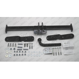 S203-A Лидер-плюс ТСУ для Tagaz Tager 2008-2011, SsangYong Korando 1997-2003 без выреза бампера. Нагрузки: 1500/75 кг, масса фаркопа 15,66 кг, требуется 4 сверления (без элек