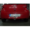 T057C GALIA Полностью оцинкованный фаркоп на Toyota Yaris 2005-2014. Особенности: с 2012 по 2014 необходимо отрегулировать положение глушителя. Тип шара: C (горизонтальный съемный). Без выреза бампера. Нагрузки: 1050/50 кг, масса фаркопа 14,6 кг