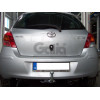 T057C GALIA Полностью оцинкованный фаркоп на Toyota Yaris 2005-2014. Особенности: с 2012 по 2014 необходимо отрегулировать положение глушителя. Тип шара: C (горизонтальный съемный). Без выреза бампера. Нагрузки: 1050/50 кг, масса фаркопа 14,6 кг