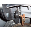 T057C GALIA Полностью оцинкованный фаркоп на Toyota Yaris 2005-2014. Особенности: с 2012 по 2014 необходимо отрегулировать положение глушителя. Тип шара: C (горизонтальный съемный). Без выреза бампера. Нагрузки: 1050/50 кг, масса фаркопа 14,6 кг
