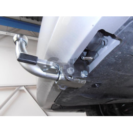 T060A GALIA Полностью оцинкованный фаркоп на Toyota Corolla E15 седан 2007-2013. Подрозетник убирается за бампер. Тип шара: A. Невидимый вырез бампера. Нагруз