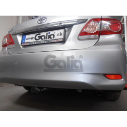 T060A GALIA Полностью оцинкованный фаркоп на Toyota Corolla E15 седан 2007-2013. Подрозетник убирается за бампер. Тип шара: A. Невидимый вырез бампера. Нагруз