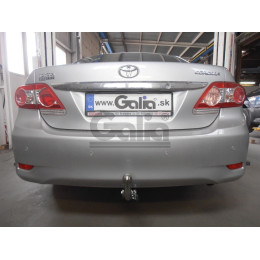 T060A GALIA Полностью оцинкованный фаркоп на Toyota Corolla E15 седан 2007-2013. Подрозетник убирается за бампер. Тип шара: A. Невидимый вырез бампера. Нагруз