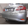 T060A GALIA Полностью оцинкованный фаркоп на Toyota Corolla E15 седан 2007-2013. Подрозетник убирается за бампер. Тип шара: A. Невидимый вырез бампера. Нагрузки: 1500/60 кг, масса фаркопа 16,82 кг