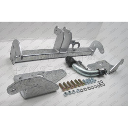 T060A GALIA Полностью оцинкованный фаркоп на Toyota Corolla E15 седан 2007-2013. Подрозетник убирается за бампер. Тип шара: A. Невидимый вырез бампера. Нагруз