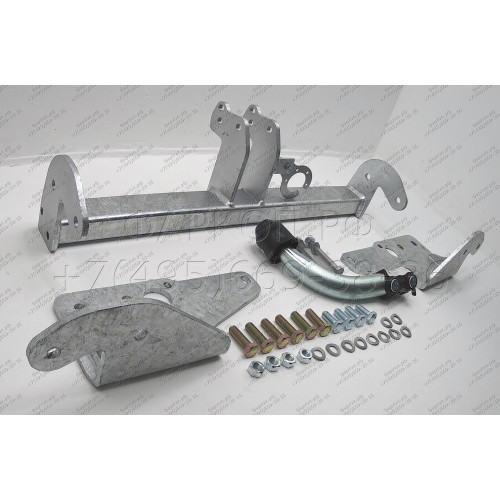 T060A GALIA Полностью оцинкованный фаркоп на Toyota Corolla E15 седан 2007-2013. Подрозетник убирается за бампер. Тип шара: A. Невидимый вырез бампера. Нагрузки: 1500/60 кг, масса фаркопа 16,82 кг