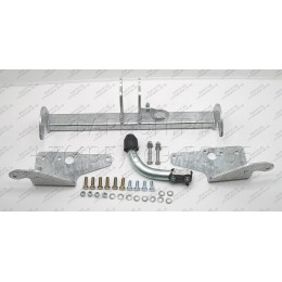 T060A GALIA Полностью оцинкованный фаркоп на Toyota Corolla E15 седан 2007-2013. Подрозетник убирается за бампер. Тип шара: A. Невидимый вырез бампера. Нагруз