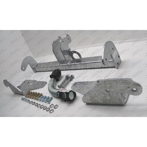 T060A GALIA Полностью оцинкованный фаркоп на Toyota Corolla E15 седан 2007-2013. Подрозетник убирается за бампер. Тип шара: A. Невидимый вырез бампера. Нагрузки: 1500/60 кг, масса фаркопа 16,82 кг