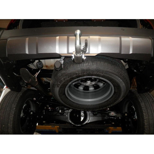 T081C GALIA Полностью оцинкованный фаркоп на Toyota Land Cruiser J250 2023-, Lexus GX J250 2023-. Подрозетник убирается за бампер. Тип шара: C (горизонтальный съемный). Невидимый вырез бампера. Нагрузки: 3500/120 кг, масса фаркопа 10,5 кг