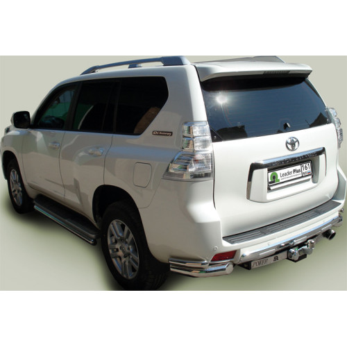 T113-FC Лидер-плюс ТСУ для Toyota Land Cruiser Prado J120 2002-2009, Toyota Land Cruiser Prado J150 2009-2023, Lexus GX 470 2002-2009, Lexus GX 460 2009-2023 без выреза бампера. Нагрузки: 1200/50 кг, масса фаркопа 18,54 кг (без электрики в комплекте)