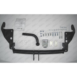 T117-A Лидер-плюс ТСУ для Toyota Corolla седан E150 2007-2013, E170 (кроме арабской версии) 2013-2019 без снятия и выреза бампера. Нагрузки: 1500/75 кг, масса фаркопа 15,3