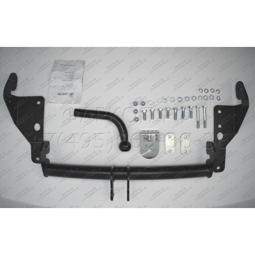 T117-A Лидер-плюс ТСУ для Toyota Corolla седан E150 2007-2013, E170 (кроме арабской версии) 2013-2019 без снятия и выреза бампера. Нагрузки: 1500/75 кг, масса фаркопа 15,36 кг (без электрики в комплекте)