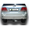 T122-FC Лидер-плюс ТСУ для Toyota Fortuner 2005-2013, 2013-2017 без снятия и выреза бампера. Тип шара: FC. Нагрузки: 1200/50 кг, масса фаркопа 19,58 кг (без электрики в комплекте)