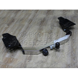 TCU00024 ТСС Фаркоп на Toyota Land Cruiser Prado 150 2009-2023 с накладкой с надписью Prado без подрезки бампера. Тип шара: F. Нагрузки: 1800/120 кг