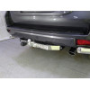 TCU00024 ТСС Фаркоп на Toyota Land Cruiser Prado 150 2009-2023 с накладкой с надписью Prado без подрезки бампера. Тип шара: F. Нагрузки: 1800/120 кг