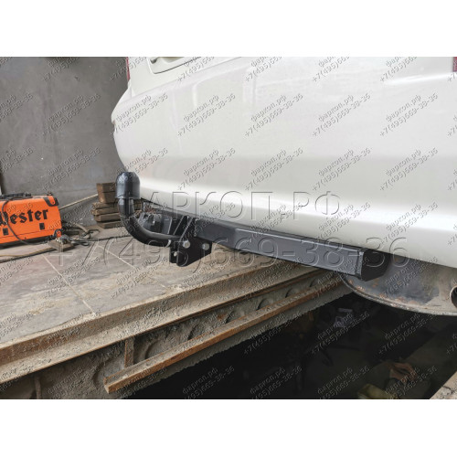 H.T64.A HALTY Фаркоп на Toyota Nadia, в т.ч. type Su 2WD/4WD 1998-2003 без подрезки бампера. Тип шара: A. Нагрузки: 750/75 кг, масса фаркопа 12,5 кг