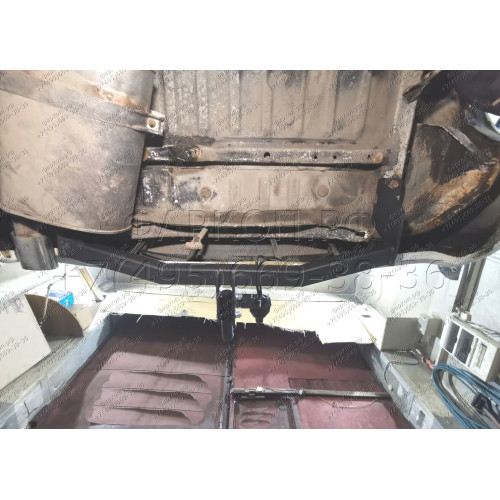 H.T64.A HALTY Фаркоп на Toyota Nadia, в т.ч. type Su 2WD/4WD 1998-2003 без подрезки бампера. Тип шара: A. Нагрузки: 750/75 кг, масса фаркопа 12,5 кг