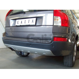 V057C GALIA Полностью оцинкованный фаркоп на Volvo XC90 2003-2015. Подрозетник убирается за бампер. Тип шара: C (горизонтальный съемный). Невидимый вырез б