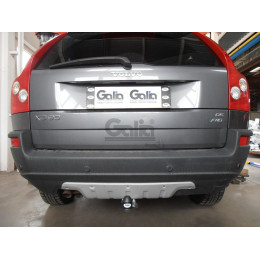 V057C GALIA Полностью оцинкованный фаркоп на Volvo XC90 2003-2015. Подрозетник убирается за бампер. Тип шара: C (горизонтальный съемный). Невидимый вырез б