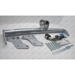 V057C GALIA Полностью оцинкованный фаркоп на Volvo XC90 2003-2015. Подрозетник убирается за бампер. Тип шара: C (горизонтальный съемный). Невидимый вырез б