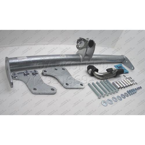 V057C GALIA Полностью оцинкованный фаркоп на Volvo XC90 2003-2015. Подрозетник убирается за бампер. Тип шара: C (горизонтальный съемный). Невидимый вырез бампера. Нагрузки: 2250/90 кг, масса фаркопа 17,27 кг