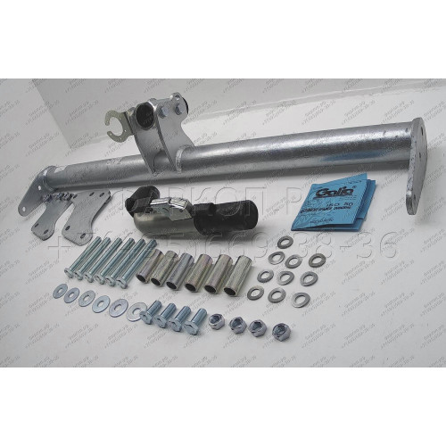 V057C GALIA Полностью оцинкованный фаркоп на Volvo XC90 2003-2015. Подрозетник убирается за бампер. Тип шара: C (горизонтальный съемный). Невидимый вырез бампера. Нагрузки: 2250/90 кг, масса фаркопа 17,27 кг