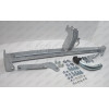 V067A GALIA Полностью оцинкованный фаркоп на Volkswagen Caddy 2004-2020, включая Maxi, включая 4WD. Подрозетник убирается за бампер. Тип шара: A. Установка без выреза бампера. Нагрузки: 1650/80 кг, масса фаркопа 15,02 кг