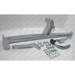 V067A GALIA Полностью оцинкованный фаркоп на Volkswagen Caddy 2004-2020, включая Maxi, включая 4WD. Подрозетник убирается за бампер. Тип шара: A. Установка без вы