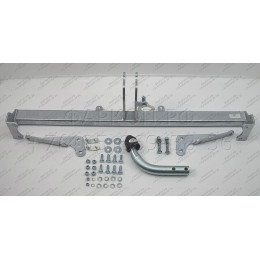 V067A GALIA Полностью оцинкованный фаркоп на Volkswagen Caddy 2004-2020, включая Maxi, включая 4WD. Подрозетник убирается за бампер. Тип шара: A. Установка без вы