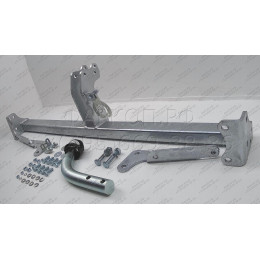 V067A GALIA Полностью оцинкованный фаркоп на Volkswagen Caddy 2004-2020, включая Maxi, включая 4WD. Подрозетник убирается за бампер. Тип шара: A. Установка без вы