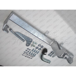 V067A GALIA Полностью оцинкованный фаркоп на Volkswagen Caddy 2004-2020, включая Maxi, включая 4WD. Подрозетник убирается за бампер. Тип шара: A. Установка без вы