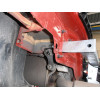 V068C GALIA Полностью оцинкованный фаркоп на Volkswagen Polo V хетчбек 2009-2018. Подрозетник убирается за бампер. Тип шара: C (горизонтальный съемный). Невидимый вырез бампера. Нагрузки: 1200/50 кг, масса фаркопа 14,85 кг