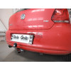 V068C GALIA Полностью оцинкованный фаркоп на Volkswagen Polo V хетчбек 2009-2018. Подрозетник убирается за бампер. Тип шара: C (горизонтальный съемный). Невидимый вырез бампера. Нагрузки: 1200/50 кг, масса фаркопа 14,85 кг