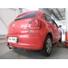 V068C GALIA Полностью оцинкованный фаркоп на Volkswagen Polo V хетчбек 2009-2018. Подрозетник убирается за бампер. Тип шара: C (горизонтальный съемный). Невидимый вырез бампера. Нагрузки: 1200/50 кг, масса фаркопа 14,85 кг