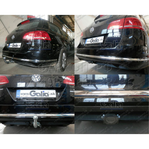 V071A GALIA Полностью оцинкованный фаркоп на Volkswagen Passat B6 седан/универсал 2005-2010, Volkswagen Passat B7 седан/универсал 2010-2015, Volkswagen Passat CC 2012-2017, Volkswagen Passat Alltrack B7 2012-2015. Подрозетник убирается за бампер. Тип шара