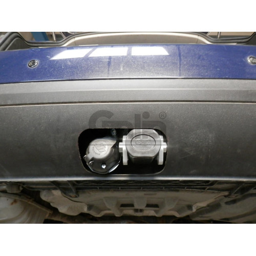 V071A GALIA Полностью оцинкованный фаркоп на Volkswagen Passat B6 седан/универсал 2005-2010, Volkswagen Passat B7 седан/универсал 2010-2015, Volkswagen Passat CC 2012-2017, Volkswagen Passat Alltrack B7 2012-2015. Подрозетник убирается за бампер. Тип шара