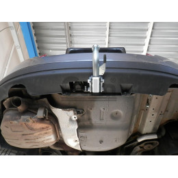 V079A GALIA Полностью оцинкованный фаркоп на Volvo S80 2006-2016, Volvo V70 2007-2016. Подрозетник убирается за бампер. Тип шара: A. Невидимый вырез бампера. Нагруз